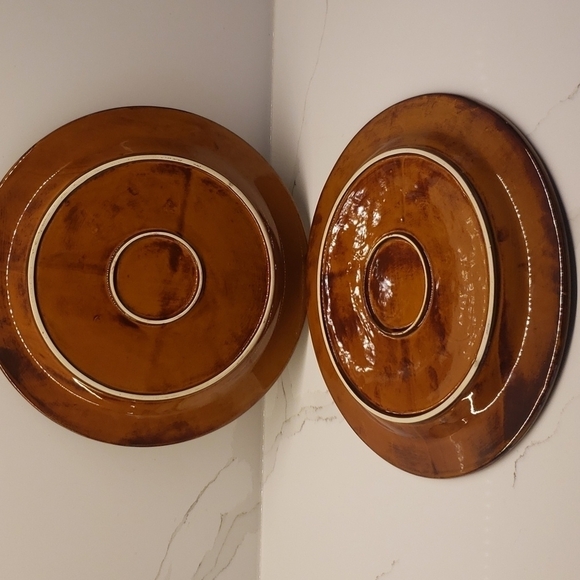 Set of 2 ceramic dish plate red cardinals Christmas plate 10.25" Diam h… - Picture 4 of 4